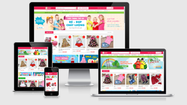 Theme Wordpress thời trang trẻ em Baby.vn
