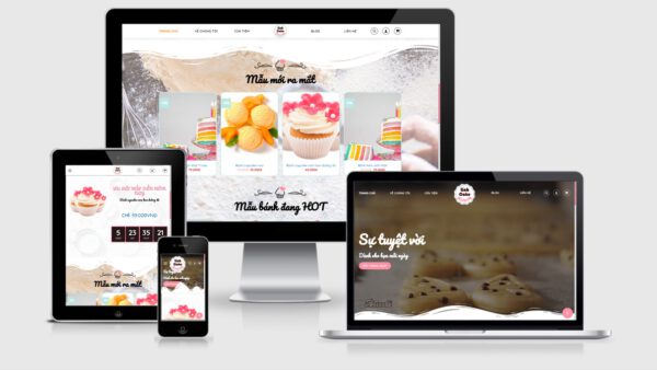 Theme Wordpress cửa hàng làm bánh kem, tiệm bánh