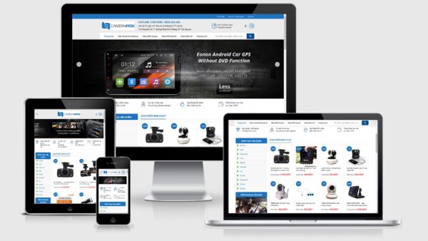 Theme Wordpress bán camera 3, điện máy, công nghệ mẫu