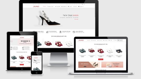 Theme Wordpress bán giày dép thời trang mẫu số 3