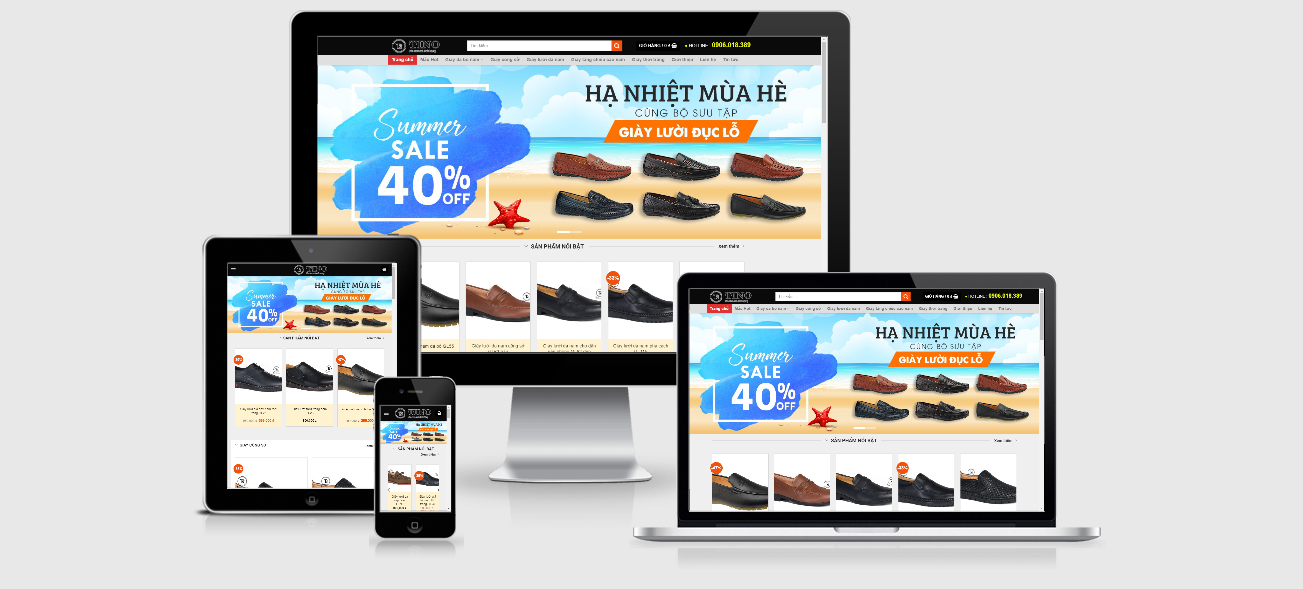 Theme Wordpress bán giày nam đẹp, sang trọng, chuyên nghiệp