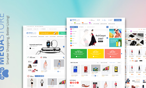 Theme Wordpress bán hàng Mega Store