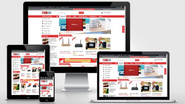 Theme Wordpress bán hàng online đã Việt Hóa giống Tech360.vn