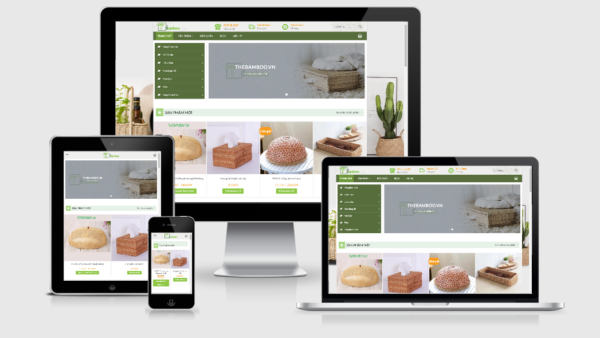 Theme Wordpress bán hàng thủ công mỹ nghệ The Bamboo