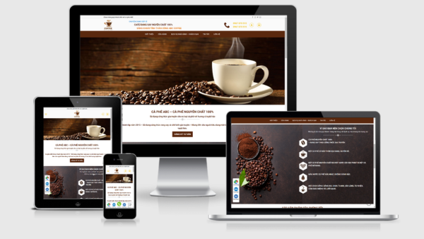 Theme wordpress bán hạt cà phê, nông sản
