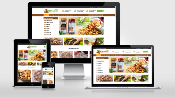Theme Wordpress bán hạt điều đã Việt Hóa