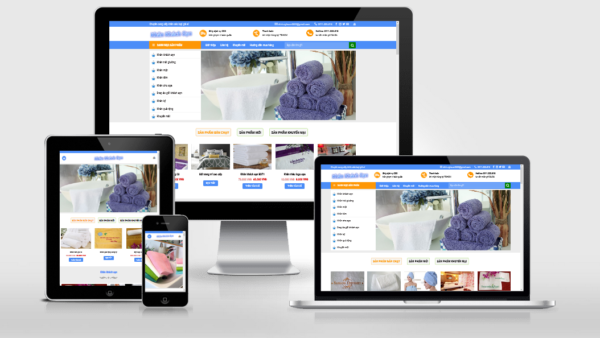 Theme Wordpress bán khăn mặt, khăn tắm, khăn khách sạn
