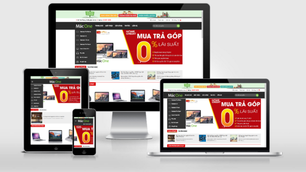 Theme Wordpress bán laptop giống MacOne.vn