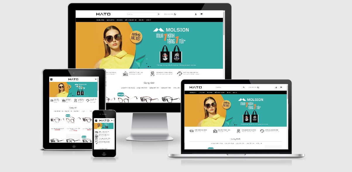 Theme Wordpress bán mắt kính thời trang tuyệt đẹp