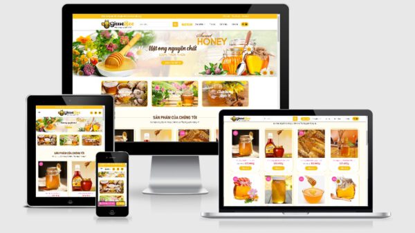 Theme Wordpress bán mật ong đẹp tuyệt vời