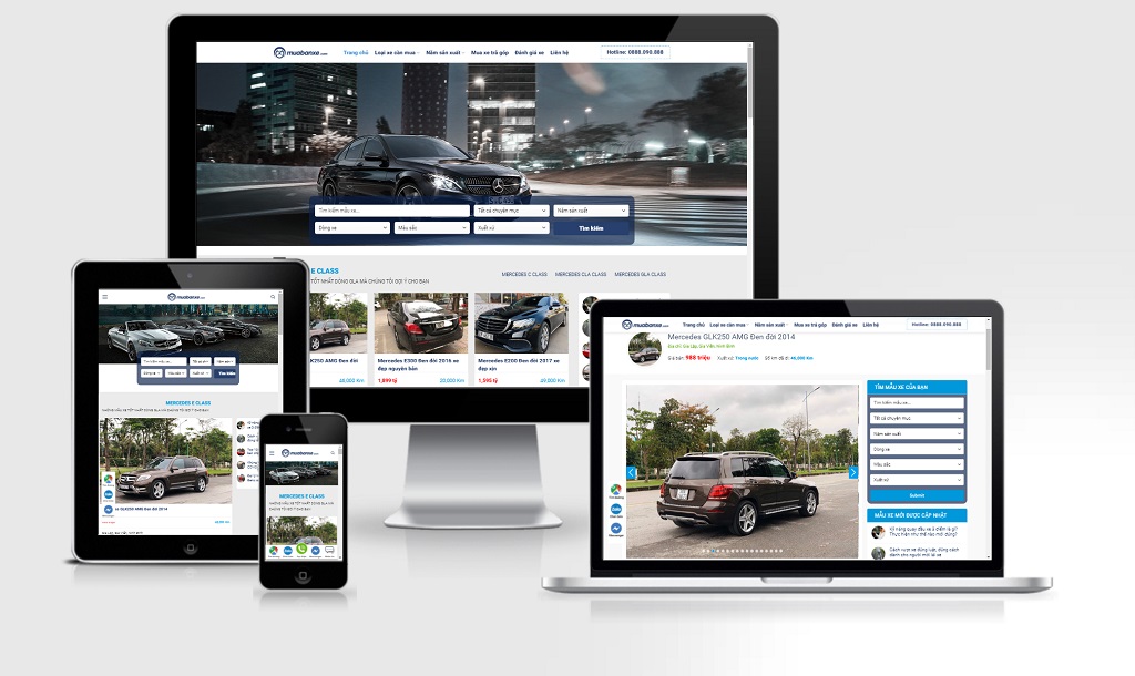 Theme Wordpress bán ô tô cũ - MuaBanXe