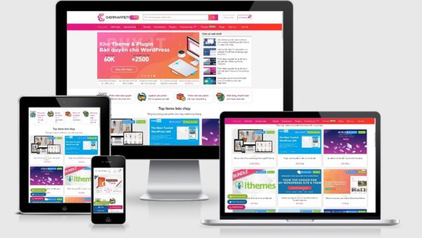 Theme wordpress bán theme, plugin, tài nguyên số ThemeShop