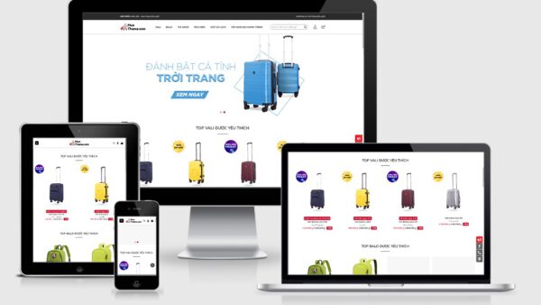 Theme Wordpress bán vali, balo giống Lug