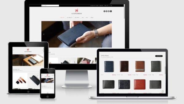 Theme Wordpress bán ví da thời trang nam đẹp mẫu 2
