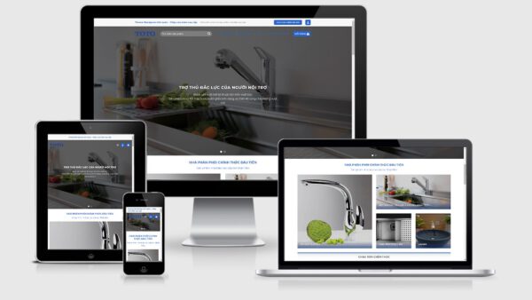 Theme Wordpress bán vòi nước, chậu rửa chén, thiết bị nhà bếp