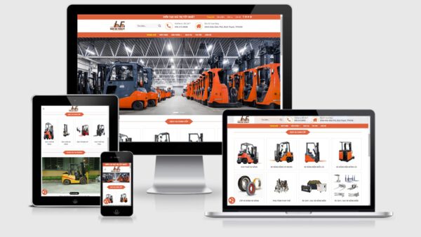 Theme Wordpress bán xe nâng, cho thuê xe nâng