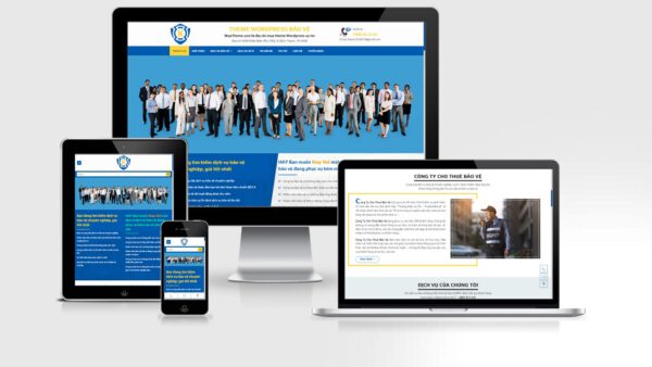 Theme Wordpress công ty bảo vệ, an ninh mẫu số 3