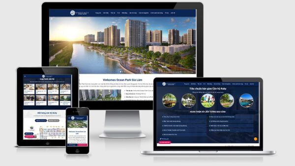 Theme Wordpress landing page động sản đẹp mẫu số 30