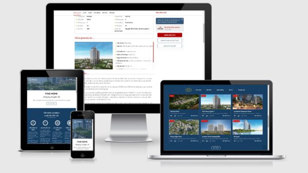 Theme Wordpress bất động sản mẫu số 39