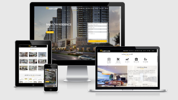 Theme Wordpress bất động sản mẫu số 8 - Babylon Residence