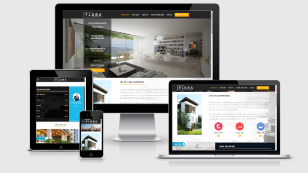 Theme bất động sản Wordpress giới thiệu dự án Flora Apartment
