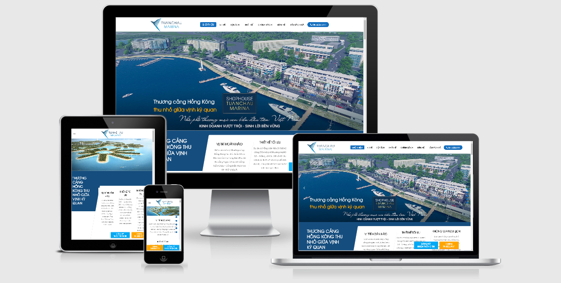 Theme bất động sản WordPress mẫu số 13 – Marina Tuần Châu