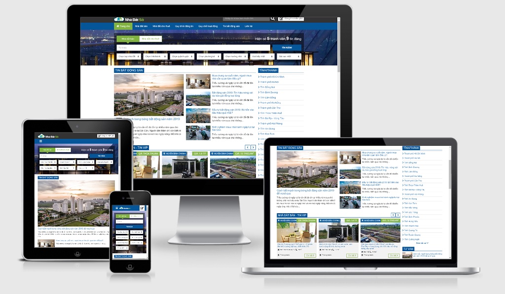 Theme Wordpress bất động sản mẫu số 21