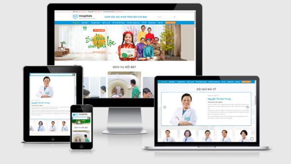 Theme Wordpress bệnh viện, theme Wordpress phòng khám mẫu số 2