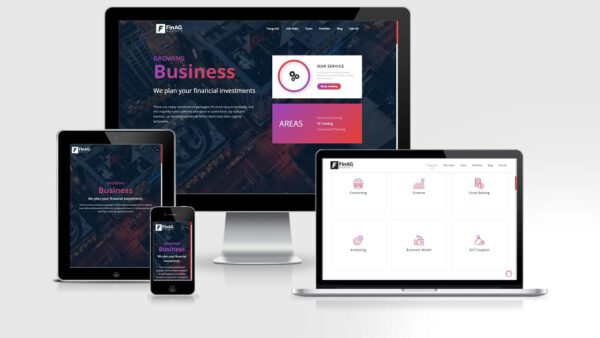 Theme Wordpress công ty Agency mẫu số 2 - FinAG