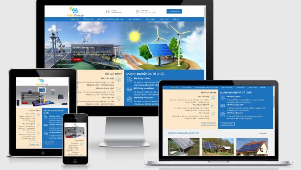 Theme Wordpress năng lượng mặt trời Solar Energy
