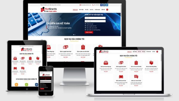 Theme Wordpress giới thiệu công ty dịch vụ kế toán số 2