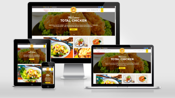 Theme Wordpress cửa hàng gà rán full code + Việt hóa