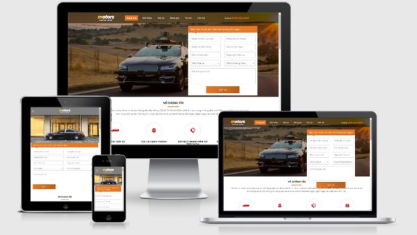 Theme Wordpress giới thiệu dịch vụ cho thuê xe oto