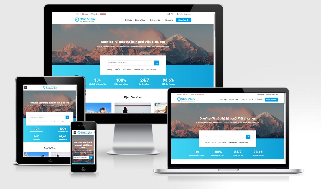 Theme Wordpress dịch vụ làm visa, hộ chiếu