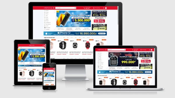 Theme Wordpress bán điện thoại di động mẫu số 6