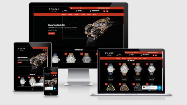 Theme Wordpress bán đồng hồ mẫu số 2