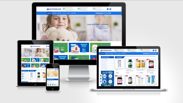 Theme Wordpress dược phẩm mẫu số 4