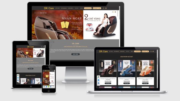 Theme Wordpress bán ghế Massage Dr.Care