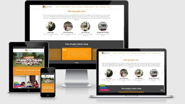 Theme Wordpress trung tâm ngoại ngữ (tiếng Đức)