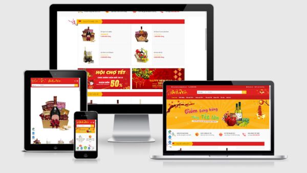 Theme Wordpress bán giỏ quà tết - quà tặng Tết 2021