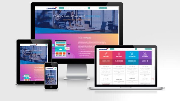 Theme wordpress giới thiệu công ty mẫu số 3