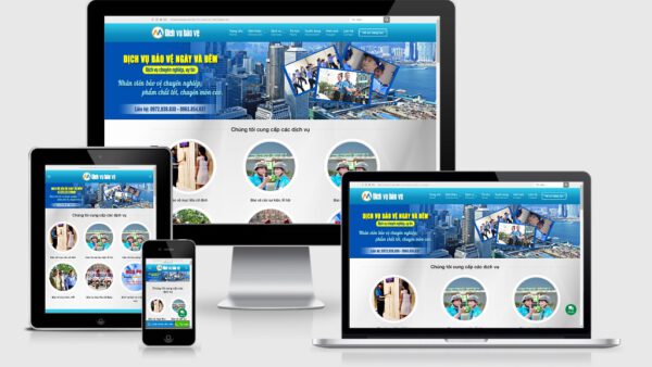 Theme Wordpress giới thiệu công ty dịch vụ bảo vệ mẫu số 1