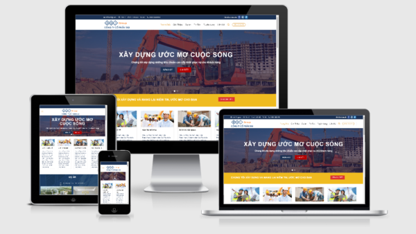 Theme Wordpress giới thiệu công ty xây dựng