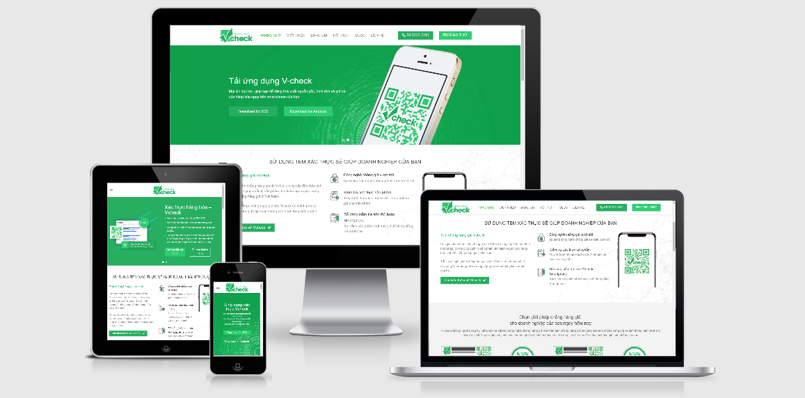 Theme Wordpress landing page giới thiệu công ty - vCheck