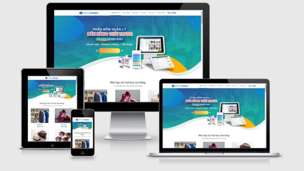 Theme Wordpress giới thiệu phần mềm bán hàng mẫu số 2