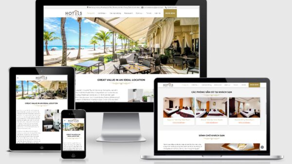 Theme Wordpress giới thiệu khách sạn mẫu số 2