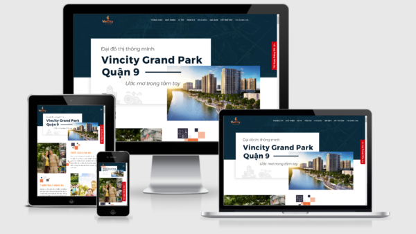 Theme Wordpress landing page bất động sản - Dự án VinCity