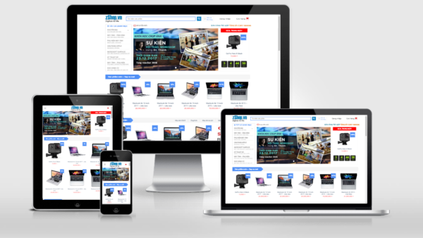 Theme Wordpress bán hàng kỹ thuật số, laptop, máy ảnh giống ZShop
