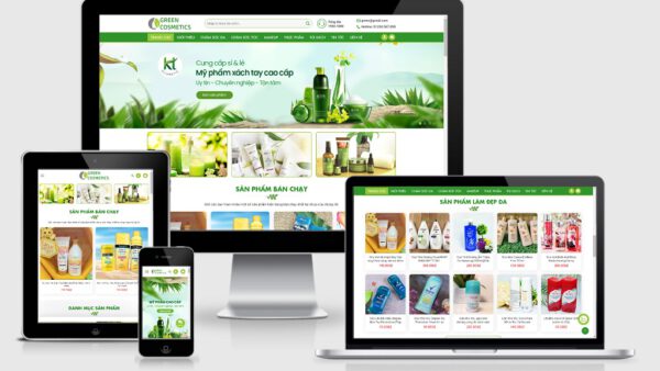 Theme Wordpress bán hàng mỹ phẩm mẫu số 16