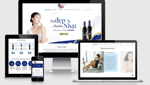 Theme Wordpress bán mỹ phẩm mẫu số 18